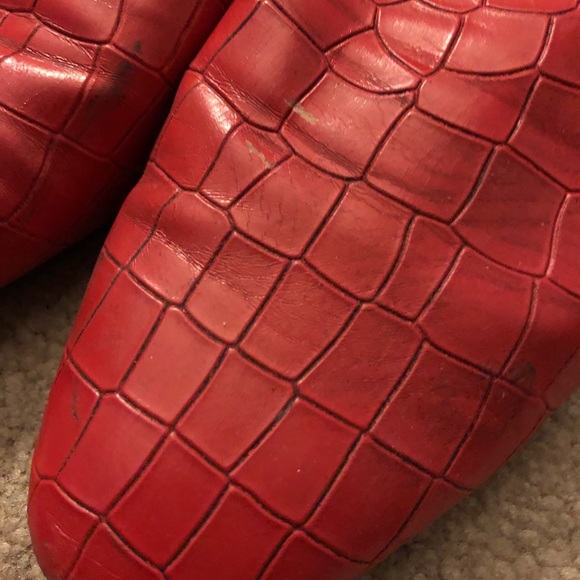 Red alligator style slides - Picture 5 of 5